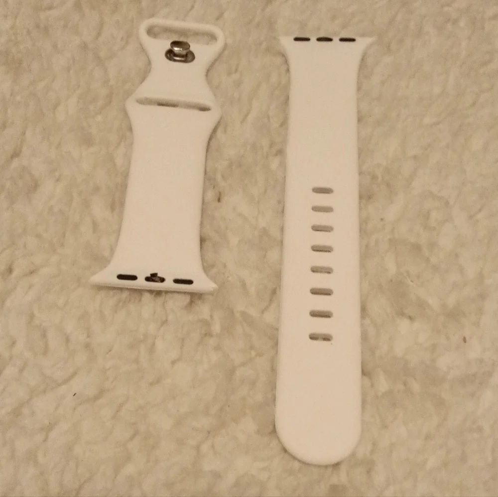 NEW WHITE Apple Watch Band - Silicone